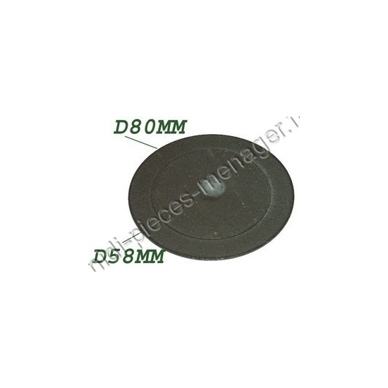 chapeau de bruleur semi rapide diametre 57 brandt 75X2381