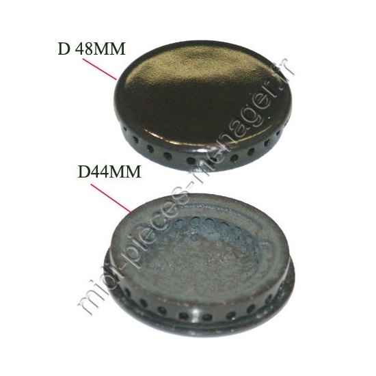 chapeau de bruleur semi rapide diametre 47 brandt 77X0952