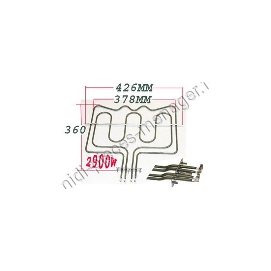 resistance voute 1000+1900w electrolux 3192081044