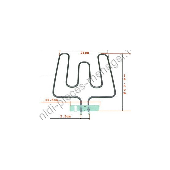 resistance sole 1530w rosieres 93700953