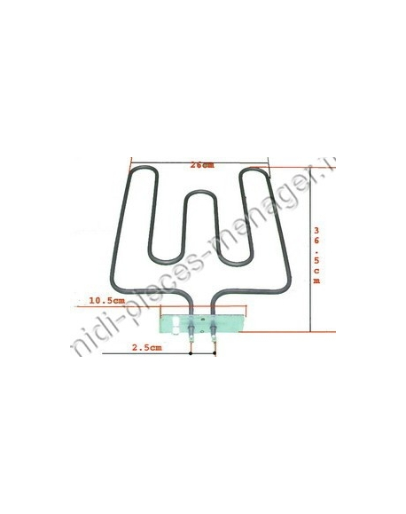 resistance sole 1530w rosieres 93700953