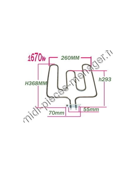 resistance sole 1600w rosieres 93696821