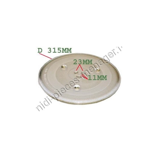 plateau de micro ondes brandt fagor 72X3692