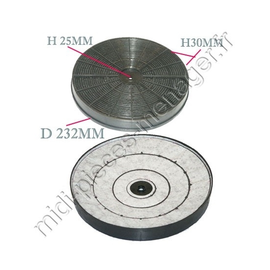 filtre a charbon ariston c00074649