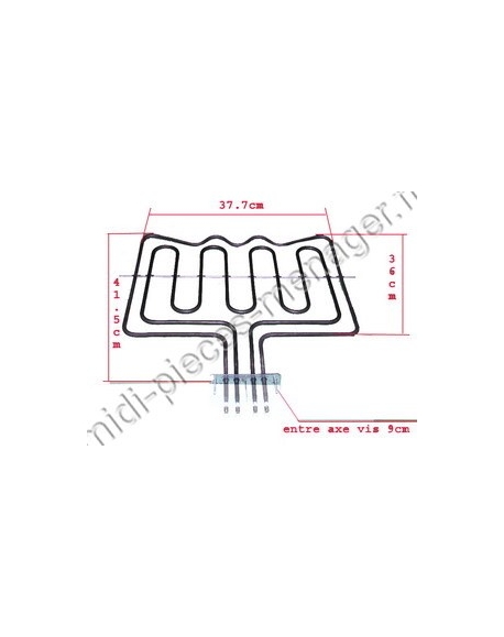 resistance voute electrolux 3302442037