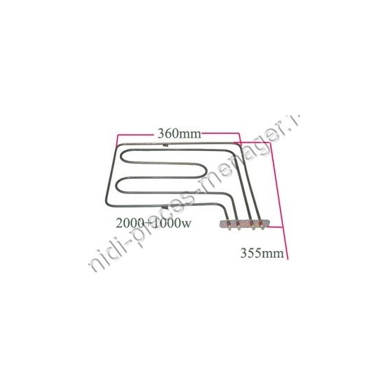 resistance voute ariston c00010301