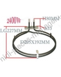 resistance chaleur tournante 2400w whirlpool 481225928106 resistance chaleur tournante 2400w whirlpool 481225928106