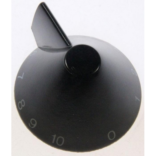 bouton de commande noir table de cuisson arthur martin electrolux 3740787019