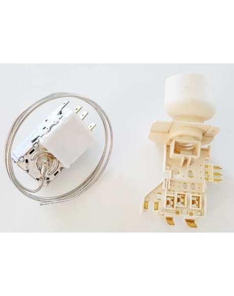 kit thermostat + support lampe invensys K59S2788500 refrigerateur congelateur whirlpool 484000008566