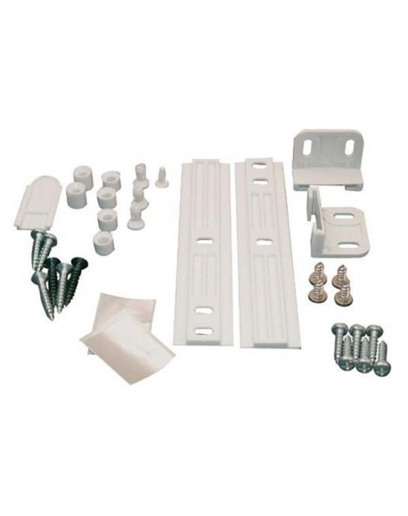 kit de fixation porte refrigerateur integrable avec systeme glissiere whirlpool 481231028208