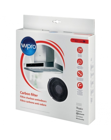 FAC269 - Filtre à charbon antiodeurs - Type 26 - WPRO 484000008789 