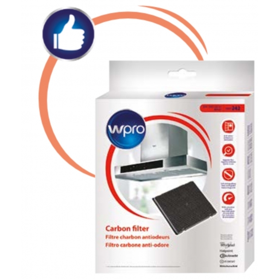 AMC242 - Filtre à charbon antiodeurs - Type 242 - WPRO 484000008777 