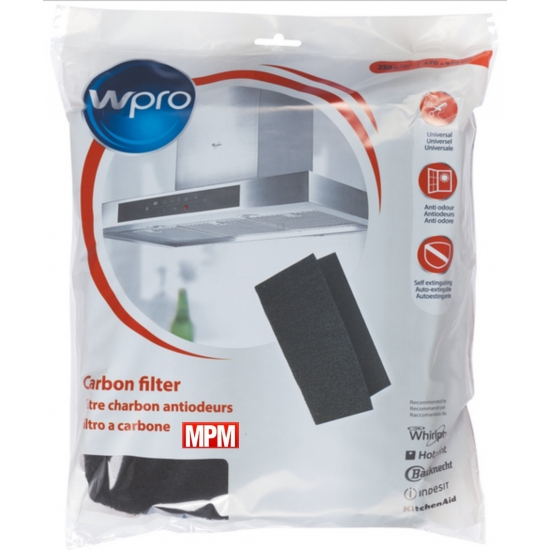 UCF017 - Filtre de hotte à charbon universel WPRO - 484000008525 