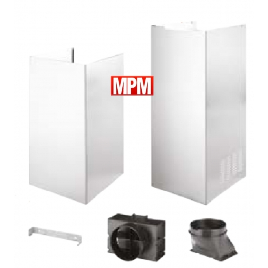 AMC054IX - Kit cheminée évacuation extérieure de la hotte AKR808IX WHIRLPOOL 480122102371