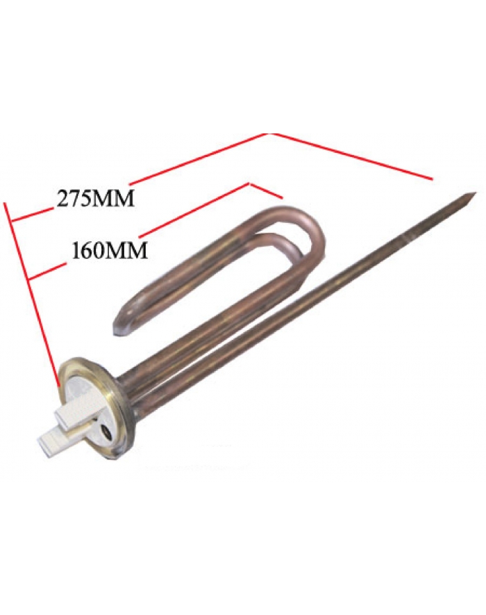 RESISTANCE CHAUFFE-EAU 1500W FILETEE 11/4 Long. 270m/m