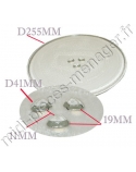 plateau micro ondes daewoo diametre 255mm 3517203600