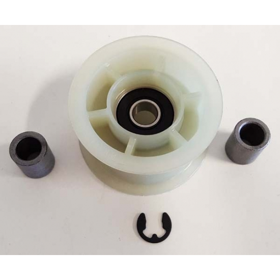 kit poulie tendeur + circlips seche linge whirlpool 484000008521