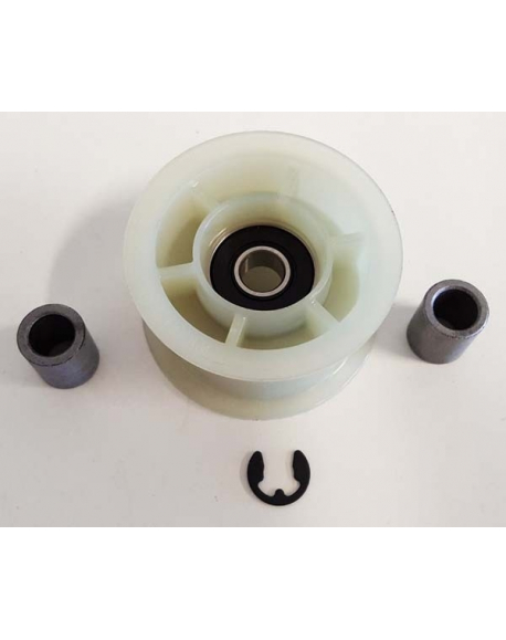 kit poulie tendeur + circlips seche linge whirlpool 484000008521