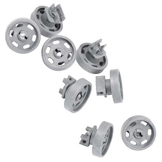 kit roulettes pour panier inferieur lave vaisselle arthur martin electrolux 4071300307