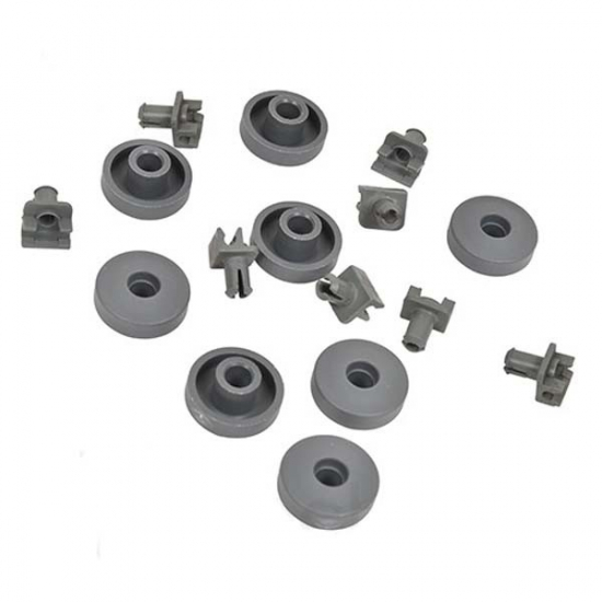 kit 8 roulettes pour panier inferieur lave vaisselle arthur martin electrolux 4071369419