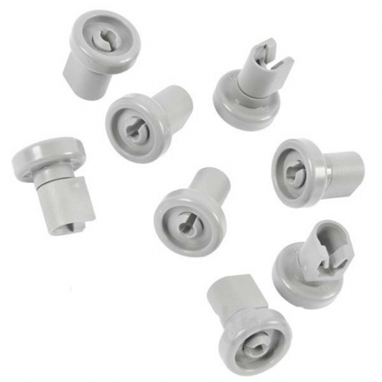 kit de 8 roulettes panier superieur lave vaisselle arthur martin electrolux 50286967000