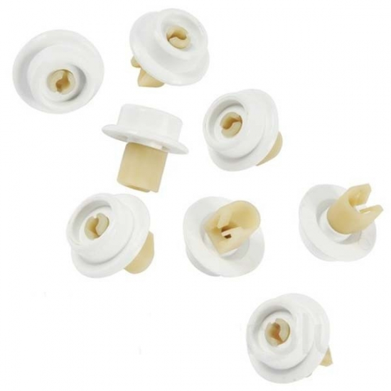 kit de 8 roulettes pour panier inferieur lave vaisselle arthur martin electrolux 50279059005