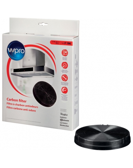 FAC529 - Filtre à charbon rond - Type F196 - WPRO 484000008674 