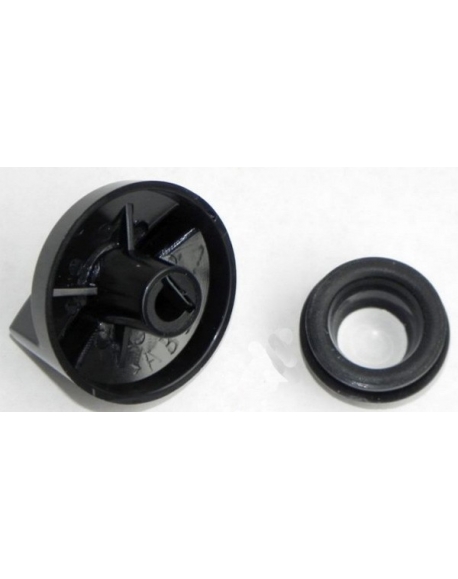 bouton de commande noir table plaque cuisson miele 8339850