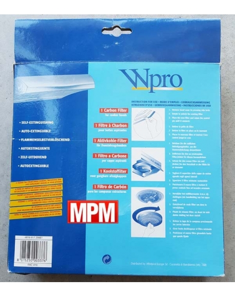 filtre a charbon 4 en 1 FAC419 hotte aspirante 481981729461