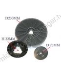 filtre de hotte charbon type F233 ariston c00024469 