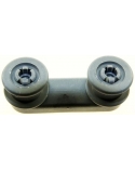 groupe support + roues guide gris lave vaisselle smeg 698412505