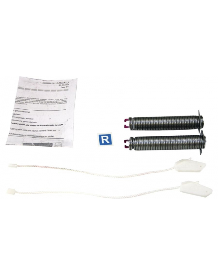 Türfeder Câble Kit de Réparation Ressort Lave-vaisselle Remplacement pour Whirlpool 754873