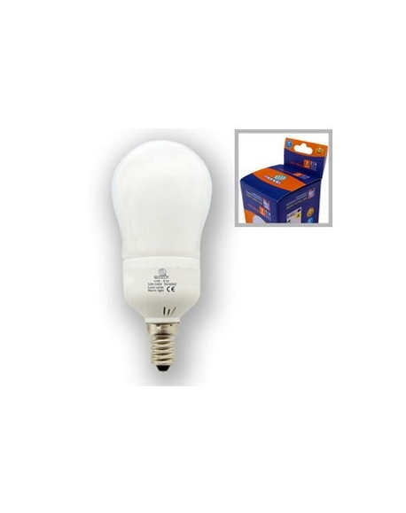 lampe eco mini goutte E14 11W 8000h chaude 55w restitué