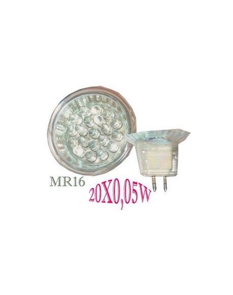 ampoule led MR16 0.05W X 20