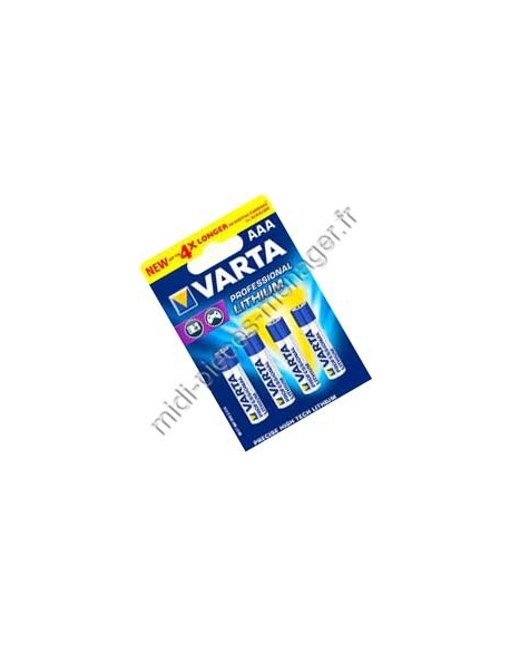 pile lithium profesionnal varta AAA 1.5v 2.900mh