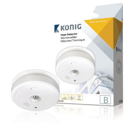 detecteur thermique pour cuisine KONIG SAS-HA100