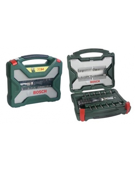 coffret de vissage Titanium X-Line 54 pièces Bosch 00465188