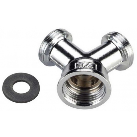 YAL100 - Y D'ALIMENTATION 3/4'' - CHROME WHIRLPOOL - 484000000287