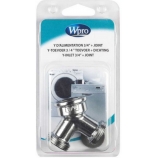 YAL100 - Y D'ALIMENTATION 3/4'' - CHROME WHIRLPOOL - 484000000287 YAL100 - Y D'ALIMENTATION 3/4'' - CHROME WHIRLPOOL - 484000000287