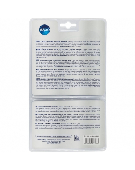 DDS102 - Étoiles parfumées pour sèche-linge - Senteur Lavande  WPRO 484000008549 