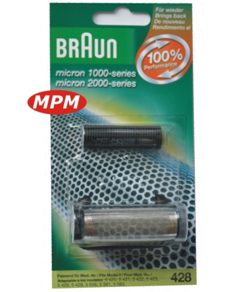 tetes de rasoir BRAUN serie 428