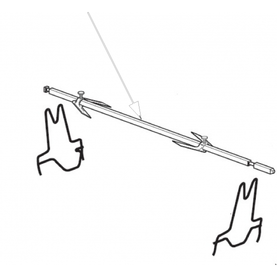 axe de tournebroche pour minifour delonghi serie 3800