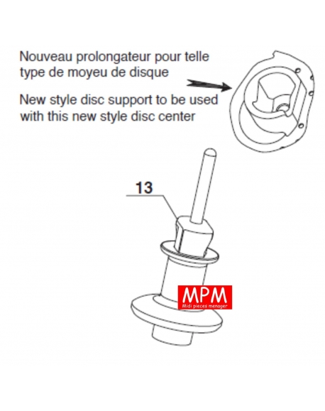 prolongateur disques magimix 103946 100185S
