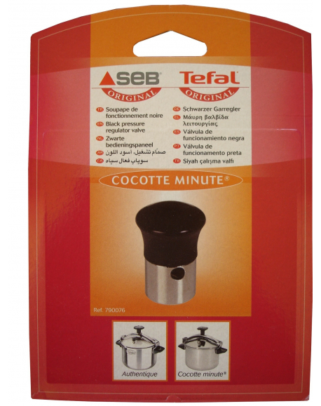soupape noire pour cocotte seb - 790076