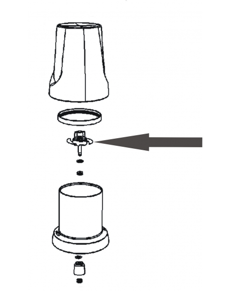 couteaux mini hachoir blender moulinex vivacio MS-5927599
