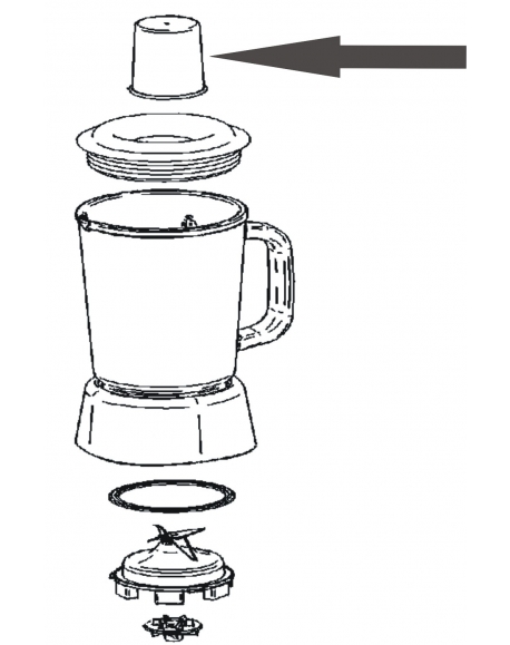 bouchon doseur blender tefal simply invents SS-192707