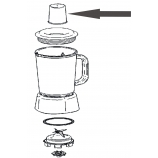 bouchon doseur blender tefal simply invents SS-192707