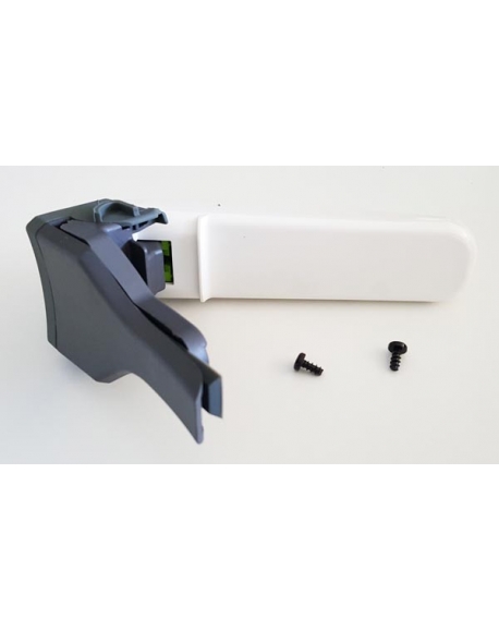poignee blanche + bouton vert + vis X2 friteuse actifry family SEB SS-992252