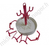 panier rose avec support sterilisateur moulinex ts-07006780