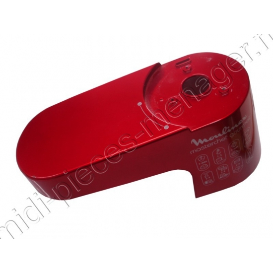 demi boitier superieur rouge robot moulinex masterchet gourmet ms-0a13204